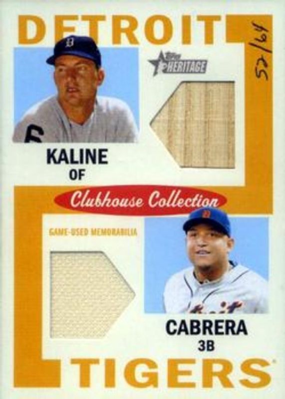 2013 Topps Heritage #CCDR-KC Clubhouse Collection Dual Relics /64