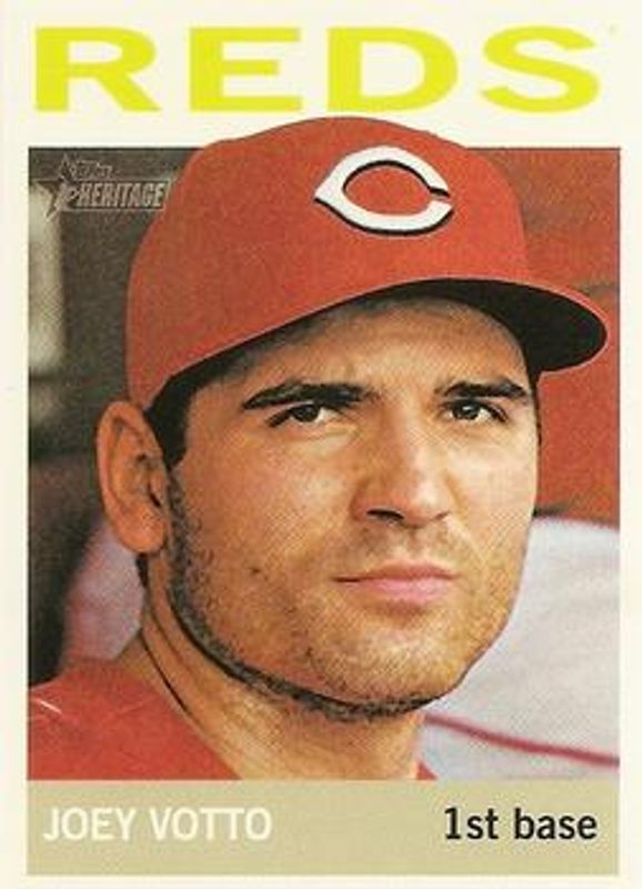 Joey Votto 2013 Topps Heritage #425b Base RAW