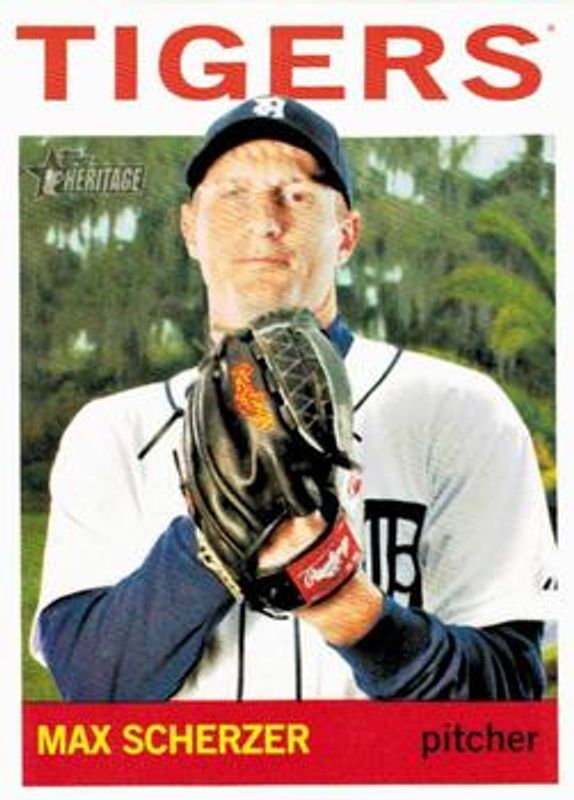 Max Scherzer 2013 Topps Heritage #469 Base RAW