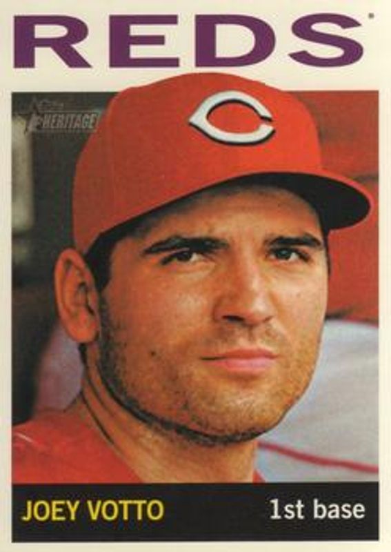 Joey Votto 2013 Topps Heritage #425a Base RAW