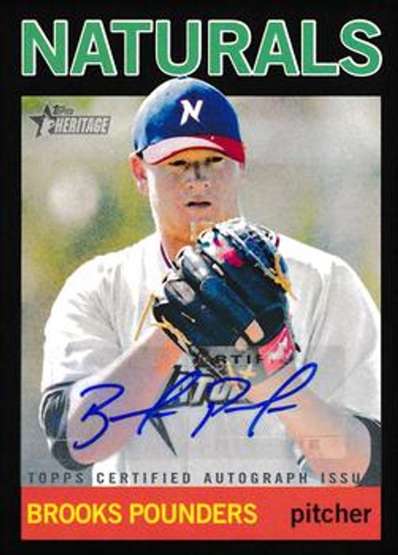 2013 Topps Heritage Minor League #ROA-BP Real One Autographs - Black /50