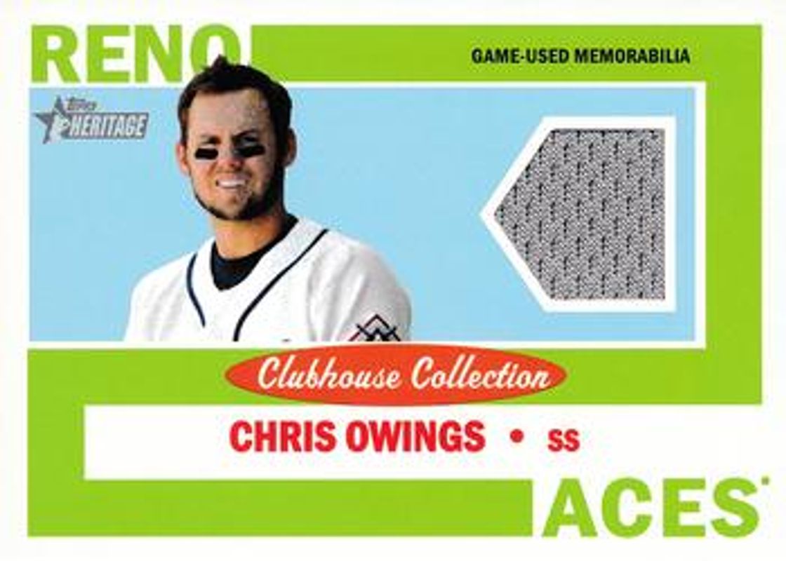 2013 Topps Heritage Minor League #CCR-CO Clubhouse Collection Relics