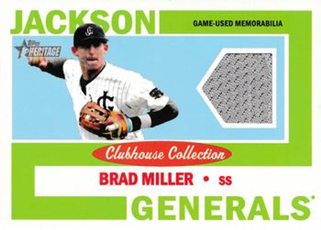 2013 Topps Heritage Minor League #CCR-BM Clubhouse Collection Relics