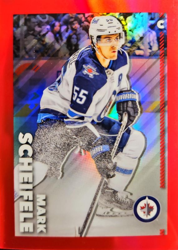 2022 Topps Chrome NHL Sticker Collection #535 Red Refractor /5