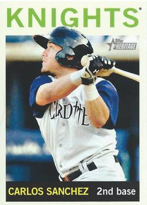 2013 Topps Heritage Minor League #211b Base