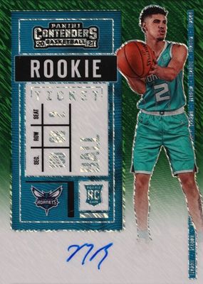 2020 Contenders #125 Rookie Ticket Auto Variation - Premium Green Shimmer (Green Jersey)