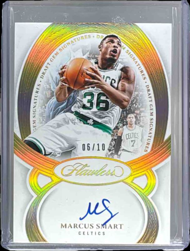 2024 Flawless #14 Draft Gem Signatures - Gold /10