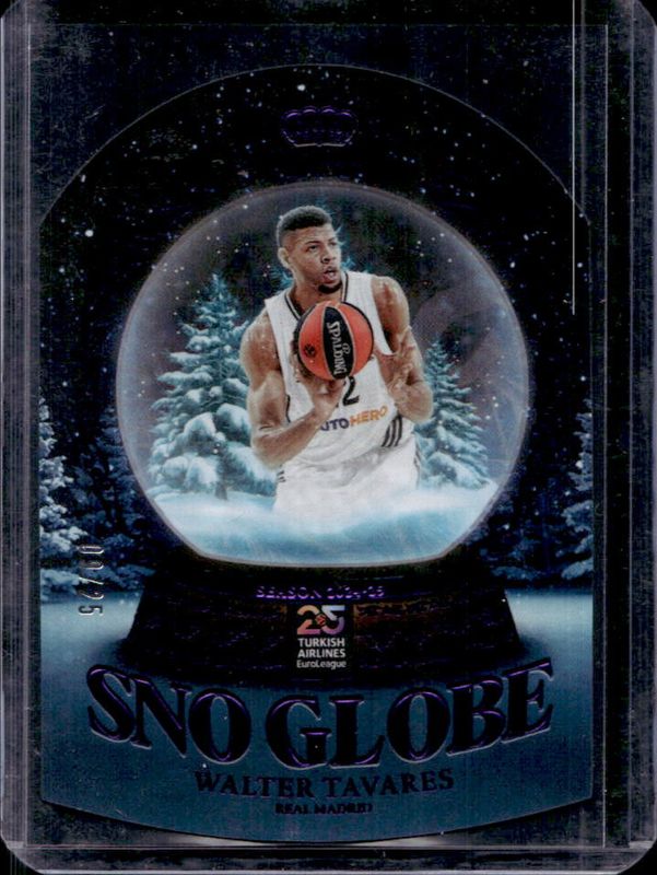 2024 Crown Royale EuroLeague #15 Sno Globe - Purple /25