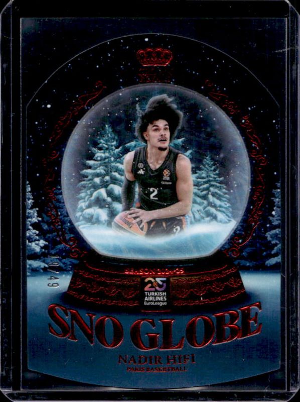 2024 Crown Royale EuroLeague #14 Sno Globe - Red /49