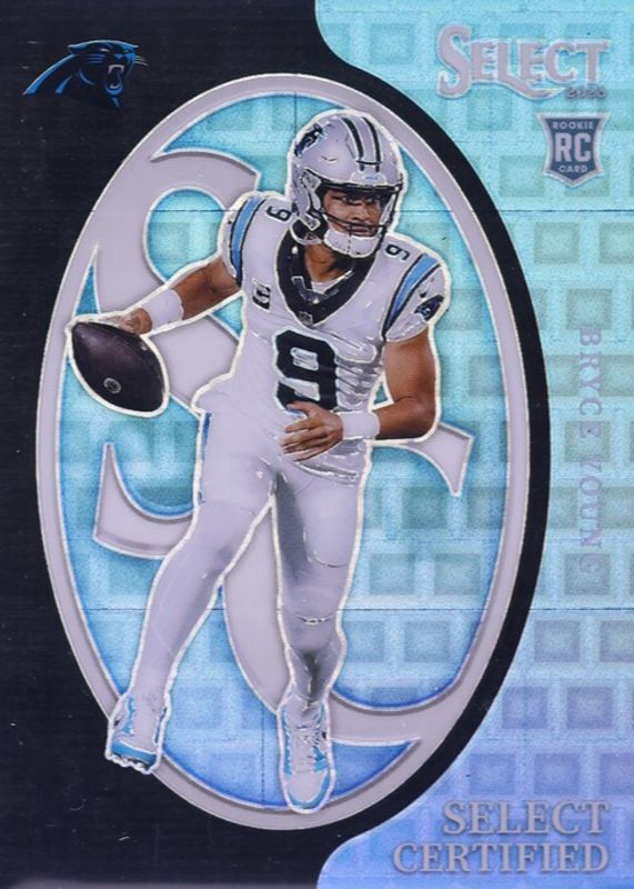 Bryce Young 2023 Select #CRO-BYO Select Certified Rookies - Black /1 RAW