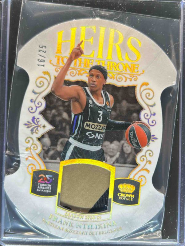 2024 Crown Royale EuroLeague #35 Heirs to the Throne Relics - Prime /25