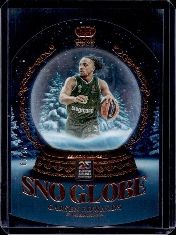 2024 Crown Royale EuroLeague #19 Sno Globe /99