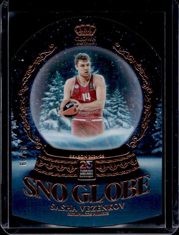 2024 Crown Royale EuroLeague #8 Sno Globe /99