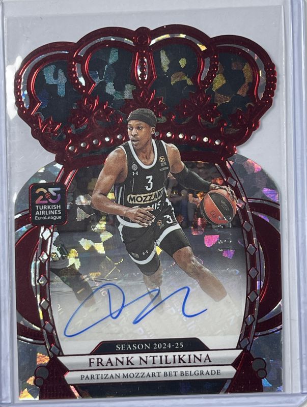 2024 Crown Royale EuroLeague #48 Crown Autographs - Crystal Red /25