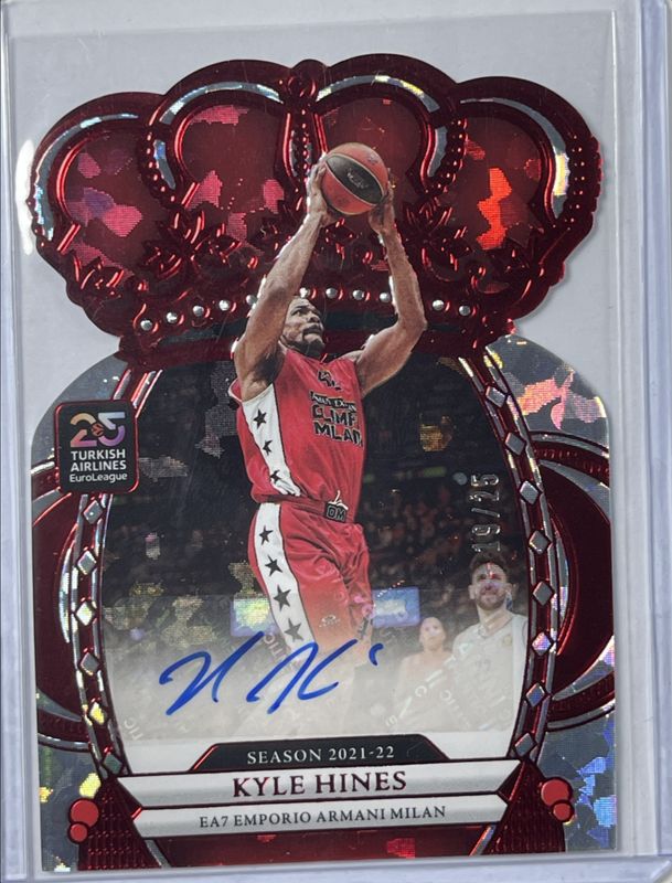 2024 Crown Royale EuroLeague #80 Crown Autographs - Crystal Red /25