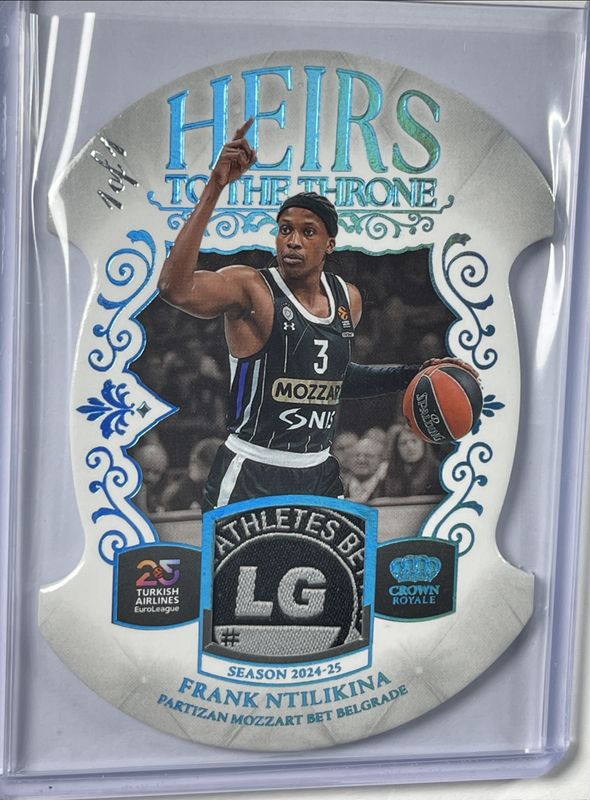 2024 Crown Royale EuroLeague #35 Heirs to the Throne Relics - Super Prime /1