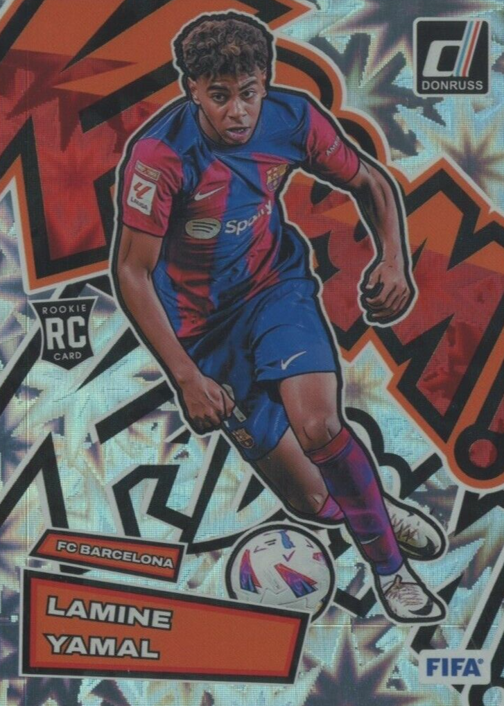 Lamine Yamal 2023 Donruss #7 Kaboom! /(SSP) Price Guide - Sports