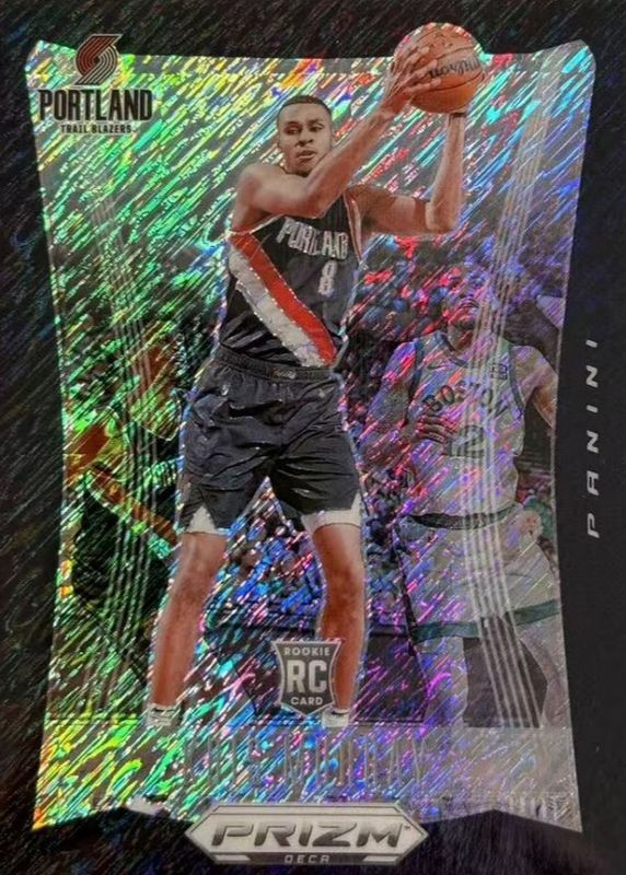 Kris Murray 2023 Prizm Deca #171 Black Shimmer /1 Rookie RAW