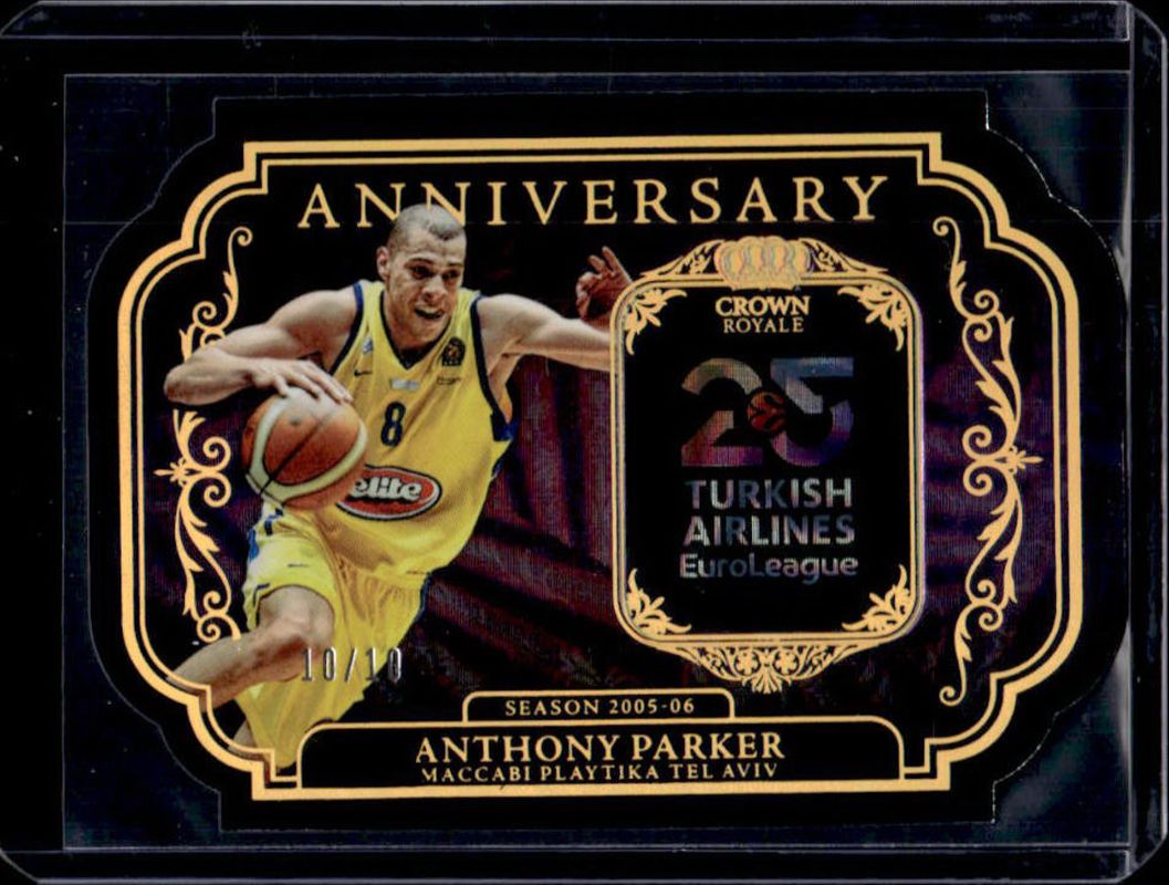 2024 Crown Royale EuroLeague #10 25th Anniversary - Gold /10