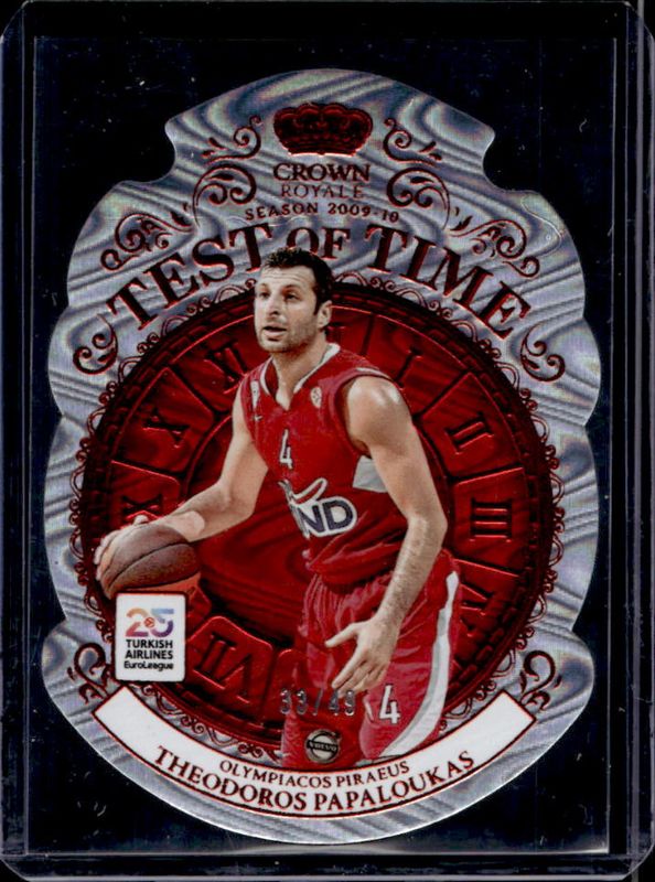 2024 Crown Royale EuroLeague #17 Test of Time - Red /49