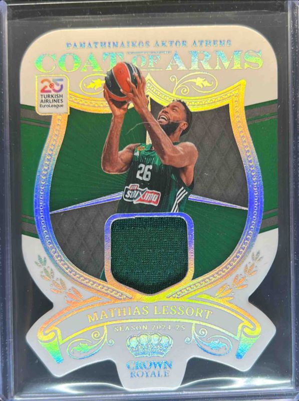 2024 Crown Royale EuroLeague #1 Coat of Arms Relics - Prime /25