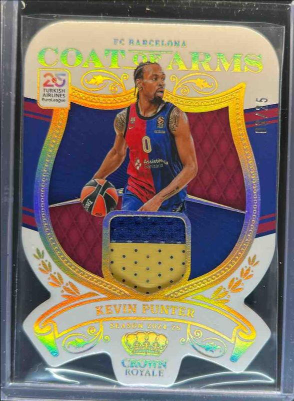 2024 Crown Royale EuroLeague #9 Coat of Arms Relics - Prime /25