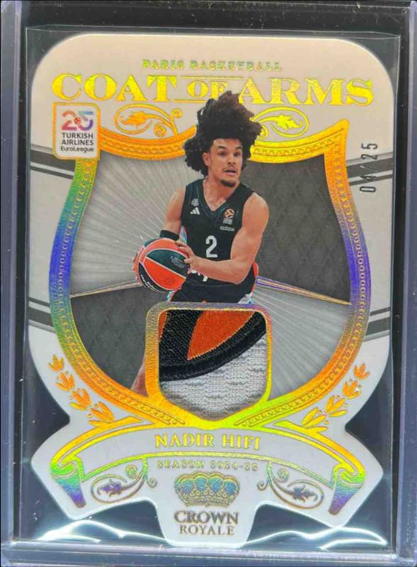 2024 Crown Royale EuroLeague #13 Coat of Arms Relics - Prime /25