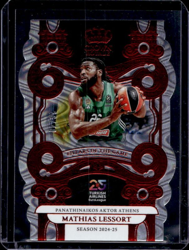 2024 Crown Royale EuroLeague #14 Pillars of the Game - Red /49