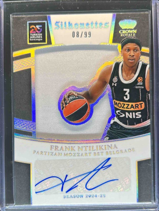 2024 Crown Royale EuroLeague #38 Silhouettes Auto Relics /99