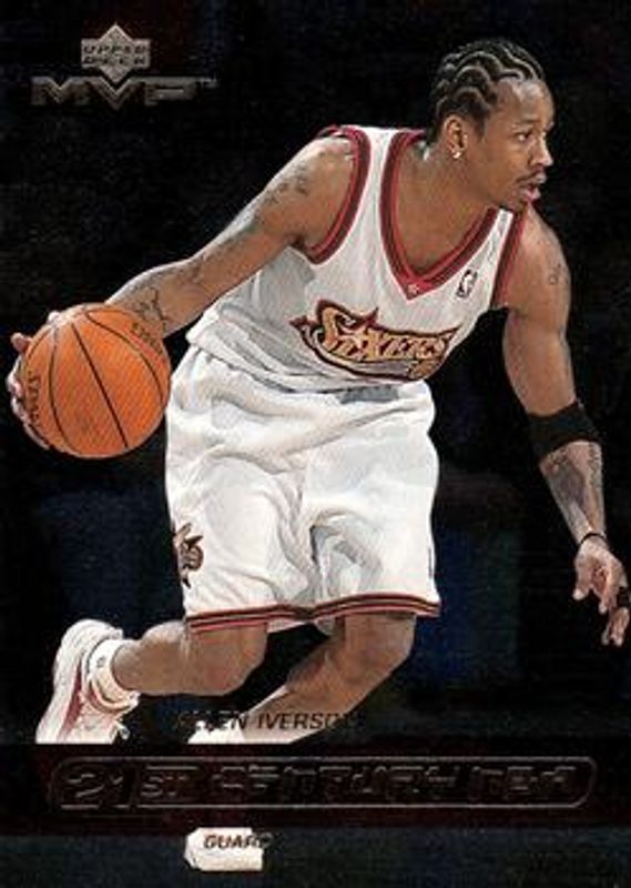 Allen Iverson 1999 Upper Deck MVP #N5 21st Century NBA RAW