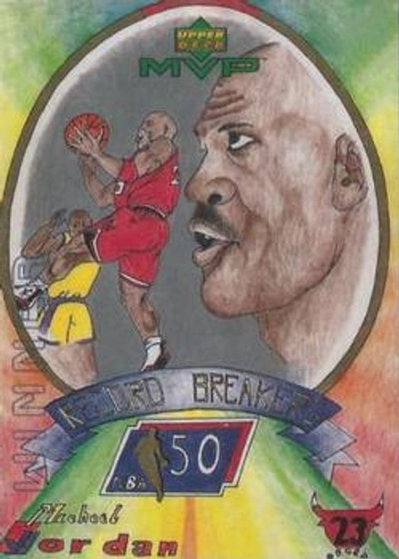 Michael Jordan 1999 Upper Deck MVP #W18 Draw Your Own Trading Card Winner RAW