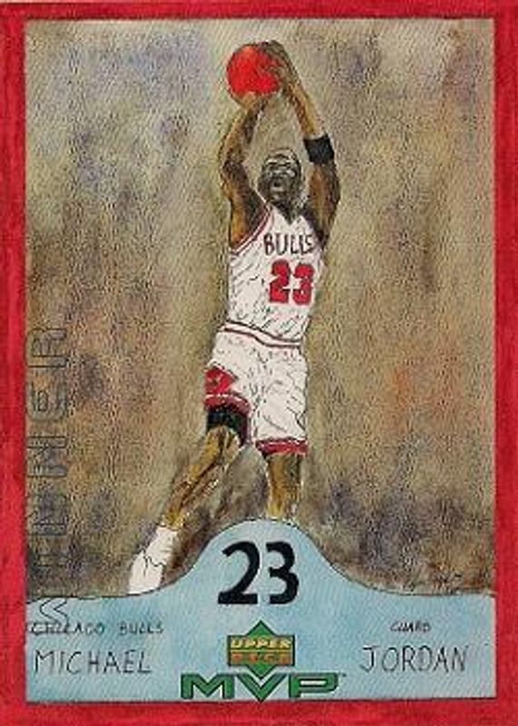 Michael Jordan 1999 Upper Deck MVP #W29 Draw Your Own Trading Card Winner RAW