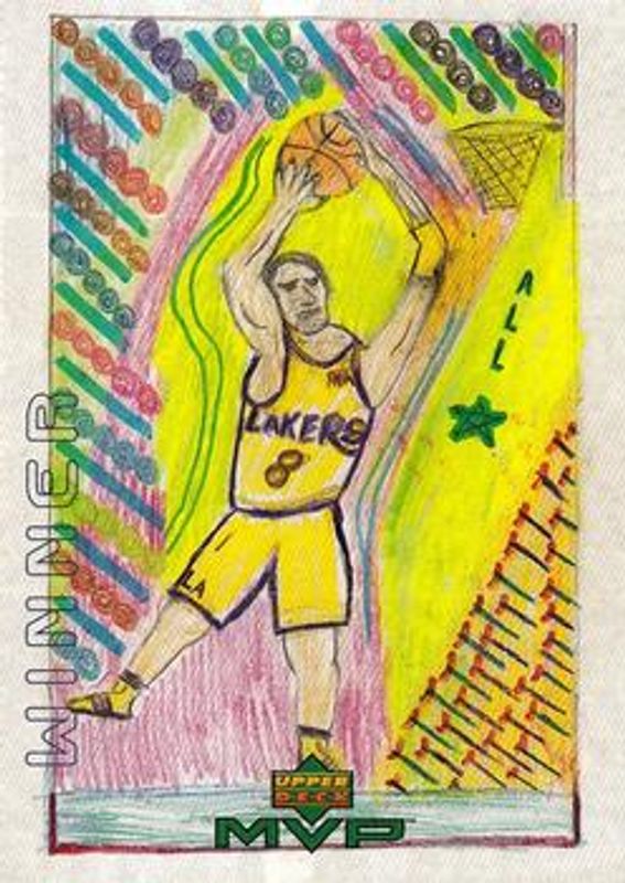 Kobe Bryant 1999 Upper Deck MVP #W3 Draw Your Own Trading Card Winner RAW