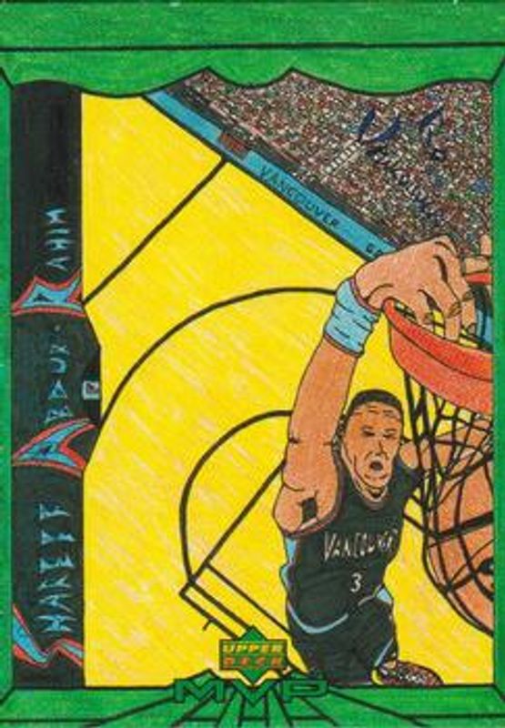 Shareef Abdur-Rahim 1999 Upper Deck MVP #W22 Draw Your Own Trading Card Winner RAW