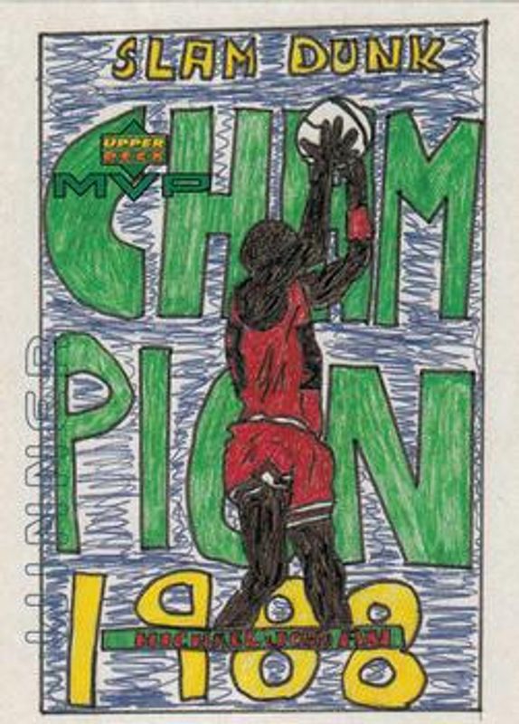 Michael Jordan 1999 Upper Deck MVP #W10 Draw Your Own Trading Card Winner RAW