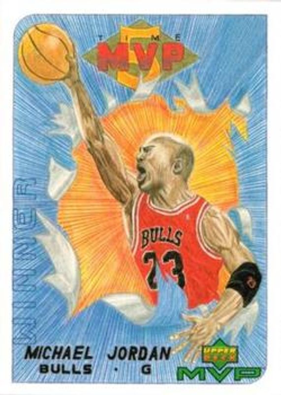 Michael Jordan 1999 Upper Deck MVP #W30 Draw Your Own Trading Card Winner RAW