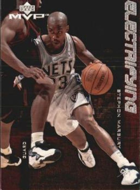 Stephon Marbury 1999 Upper Deck MVP #E9 Electrifying RAW