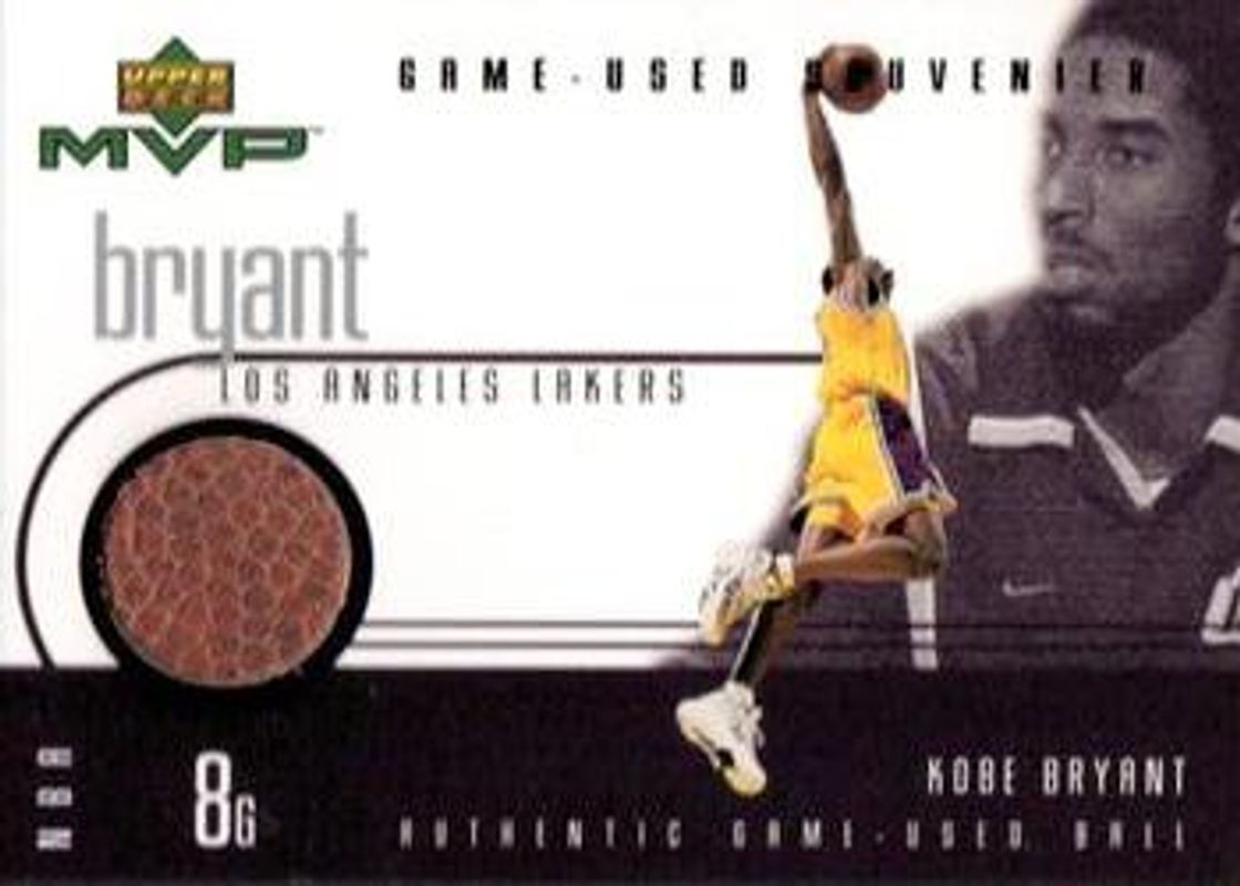 Kobe Bryant 1999 Upper Deck MVP #KB-S Game Used Souvenir /1 RAW