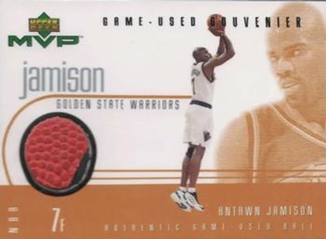 Antawn Jamison 1999 Upper Deck MVP #AJ-S Game Used Souvenir /1 RAW
