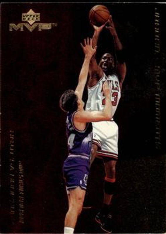 Michael Jordan 1999 Upper Deck MVP #MJ14 Jordan MVP Moments RAW