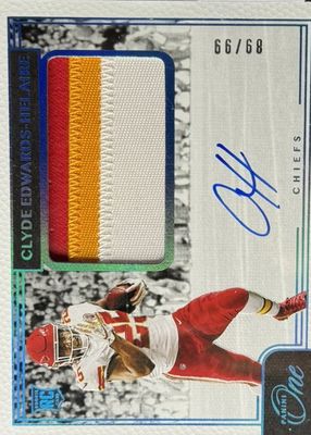 2020 One #21 Rookie Patch Auto - Blue (/99)