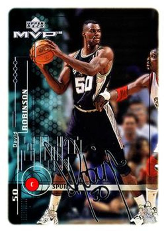 David Robinson 1999 Upper Deck MVP #145 Silver Script RAW