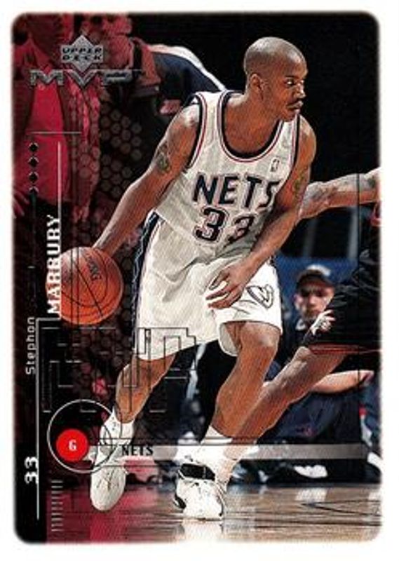 Stephon Marbury 1999 Upper Deck MVP #100 Base RAW