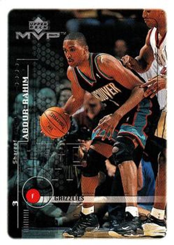 Shareef Abdur-Rahim 1999 Upper Deck MVP #167 Base RAW