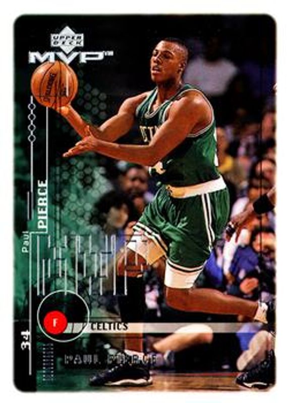 Paul Pierce 1999 Upper Deck MVP #10 Silver Script RAW