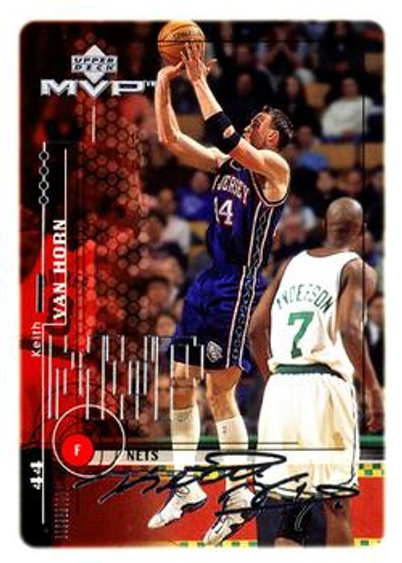 Keith Van Horn 1999 Upper Deck MVP #99 Silver Script RAW