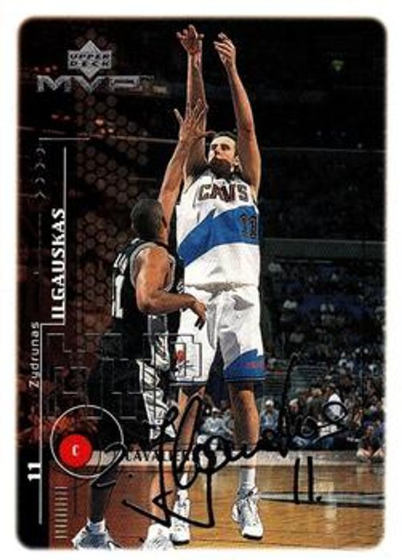 Zydrunas Ilgauskas 1999 Upper Deck MVP #29 Silver Script RAW