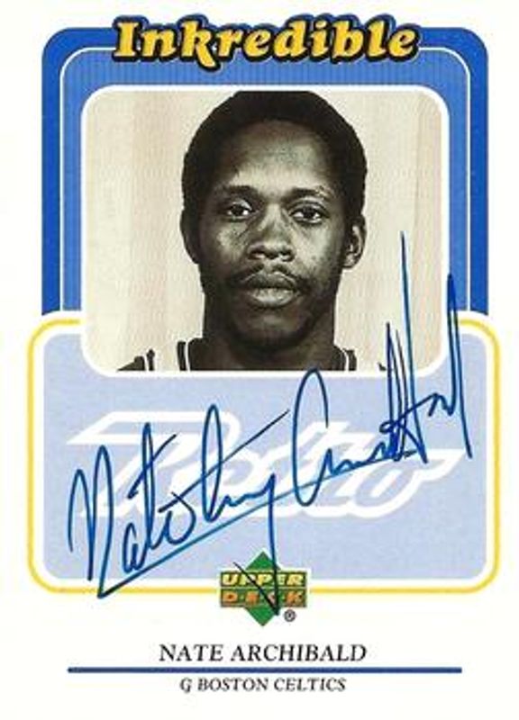 Nate Archibald 1999 Upper Deck Retro #NA Inkredible RAW