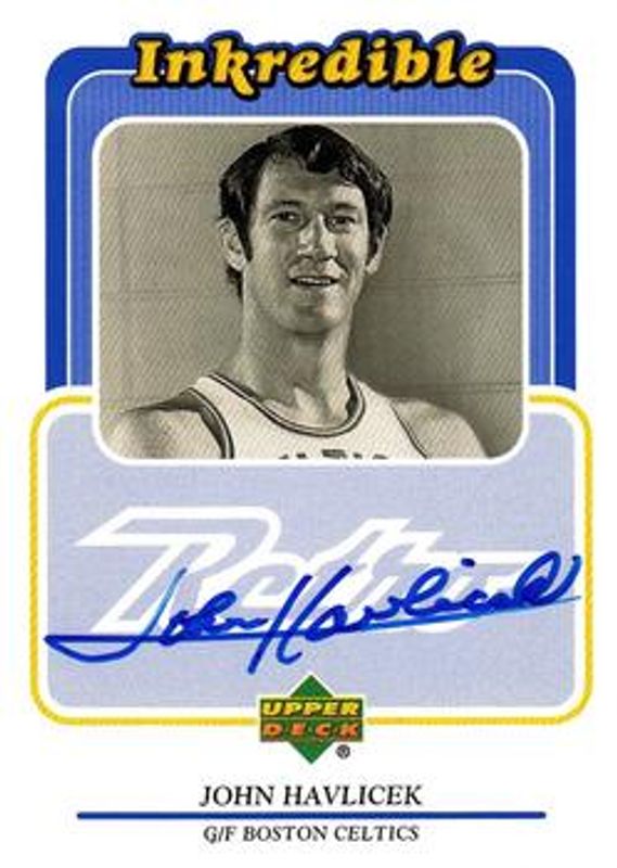 John Havlicek 1999 Upper Deck Retro #JH Inkredible RAW