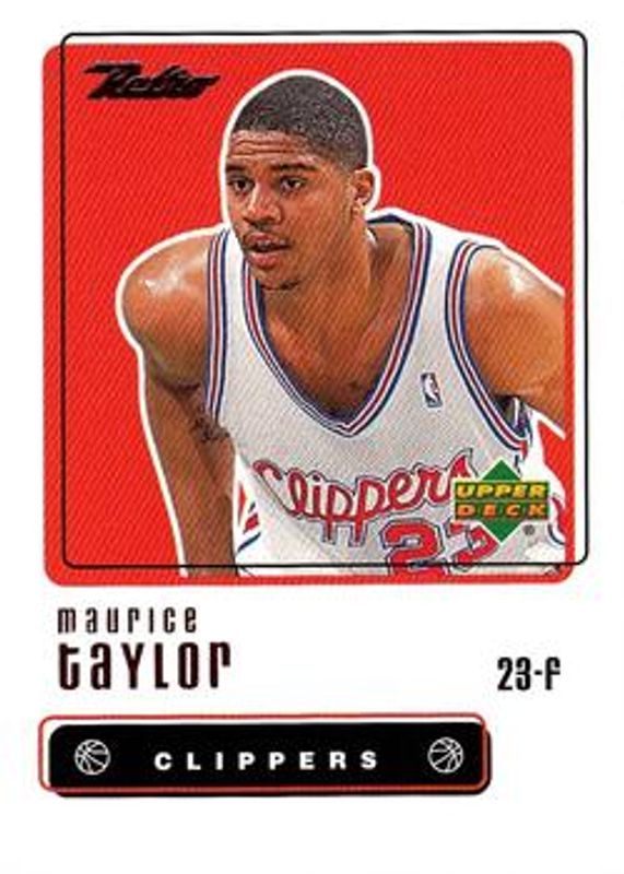 Maurice Taylor 1999 Upper Deck Retro #5 Base RAW